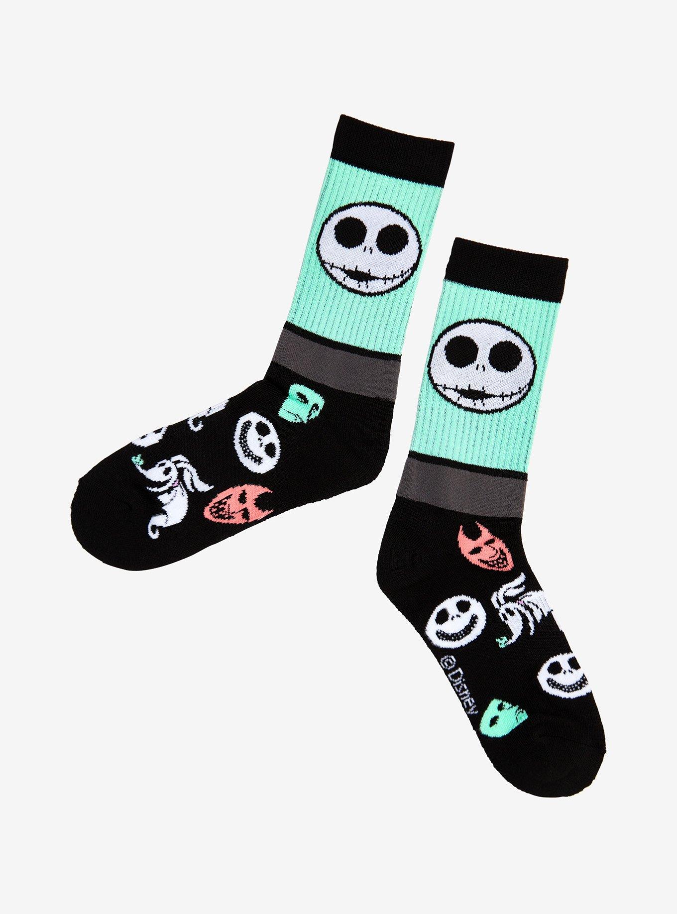 The Nightmare Before Christmas Faces Crew Socks, , alternate
