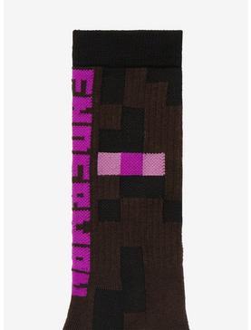 Minecraft Enderman Crew Socks, , hi-res