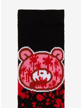 Gloomy Bear Blood Splatter Crew Socks, , hi-res