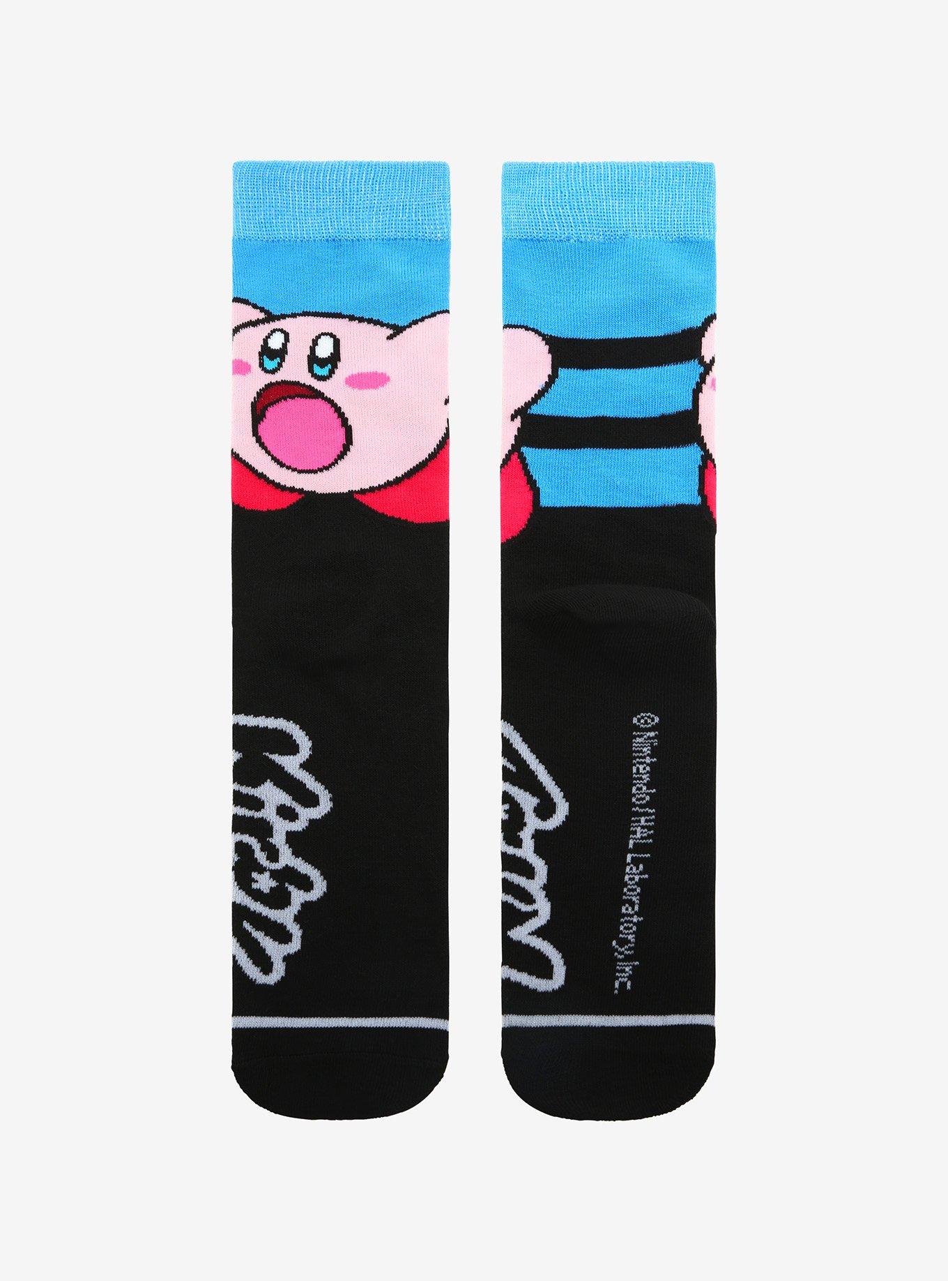 Kirby Inhale Crew Socks, , alternate
