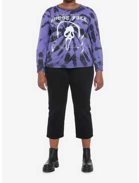 Scream Ghost Face Tie-Dye Girls Sweatshirt Plus Size, , hi-res