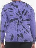 Scream Ghost Face Tie-Dye Girls Sweatshirt Plus Size, MULTI, alternate