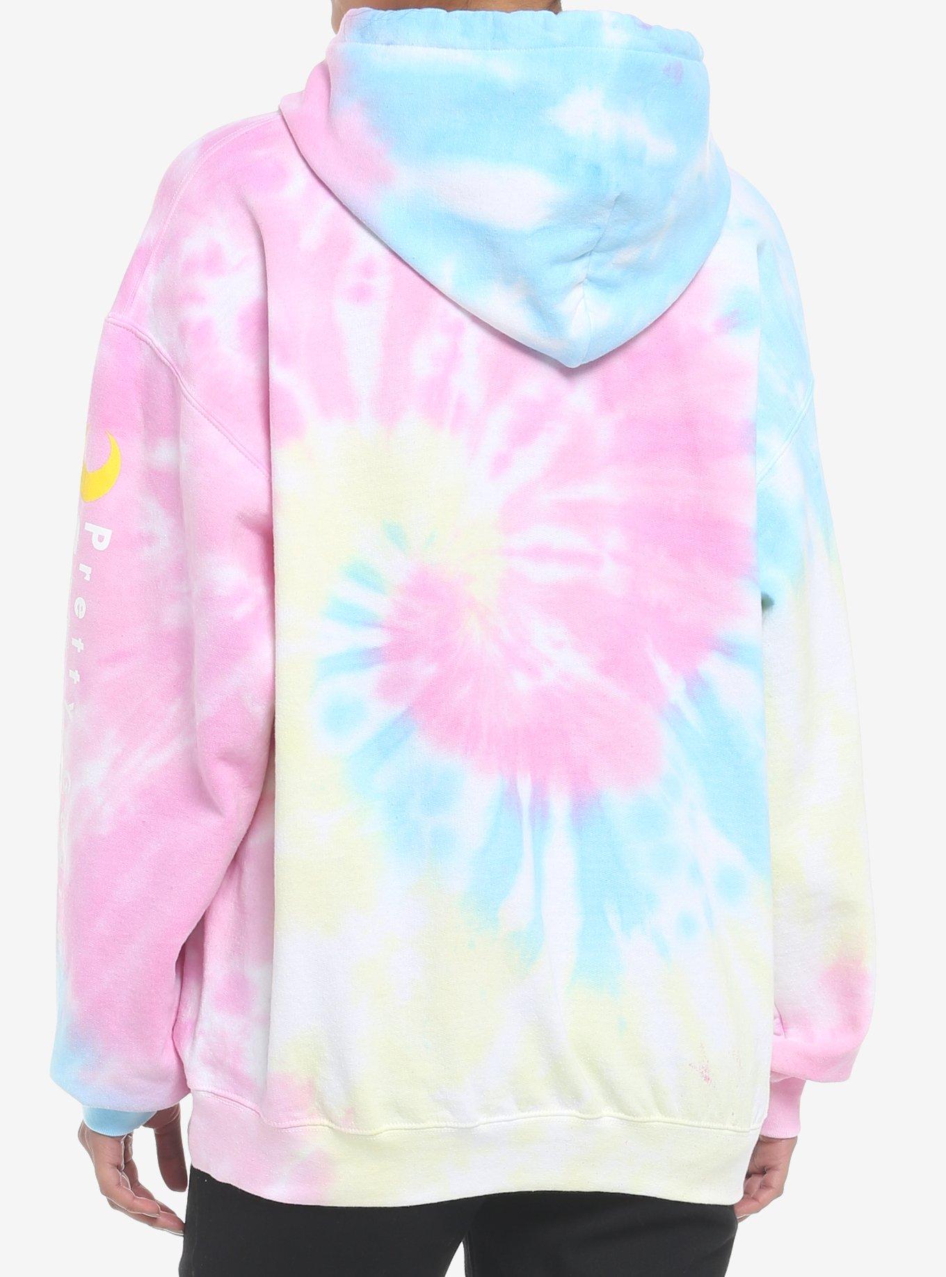 Sailor Moon Guardians Tie-Dye Girls Hoodie, MULTI, alternate