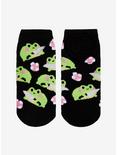 Chibi Frog Knife Mushroom No-Show Socks, , alternate