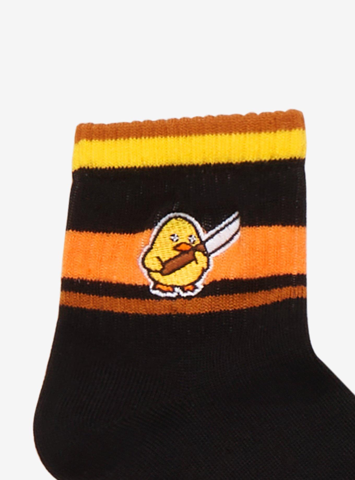 Duck With Knife Ankle Socks, , alternate