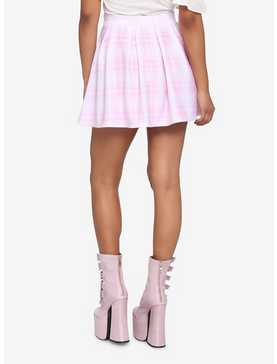 Pink Plaid Skirt, , hi-res