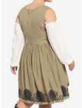 The Lord Of The Rings Hobbit Cold Shoulder Dress Plus Size, MULTI, alternate
