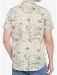 The Lord Of The Rings Middle-Earth Map Woven Button-Up, MULTI, alternate