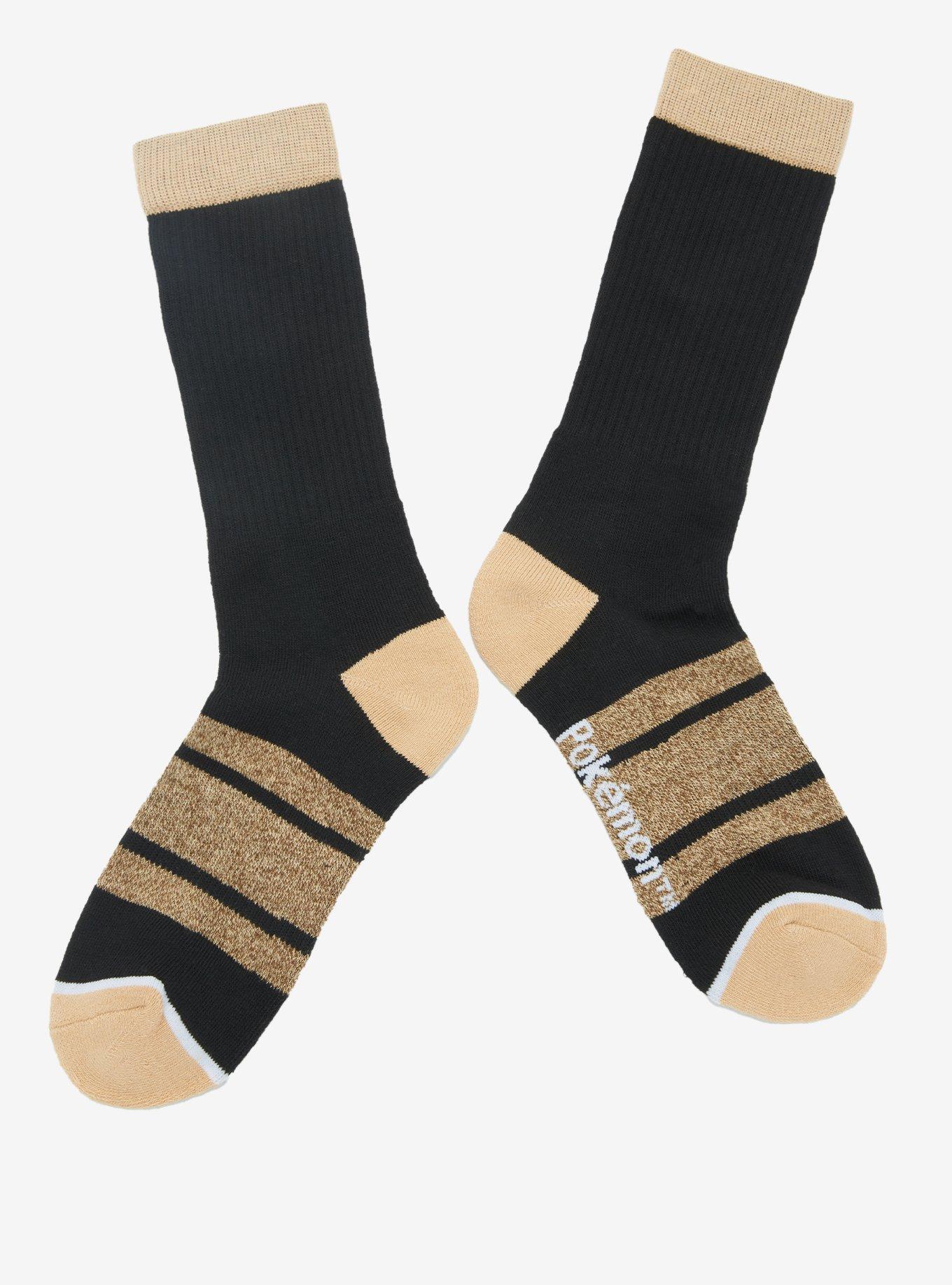 Pokemon Eevee Patch Crew Socks, , hi-res