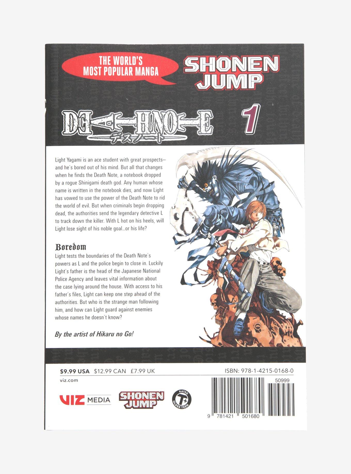 Death Note Volume 1 Manga, , alternate