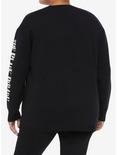 My Chemical Romance The Black Parade Pepe Intarsia Girls Knit Sweater Plus Size, BLACK, alternate