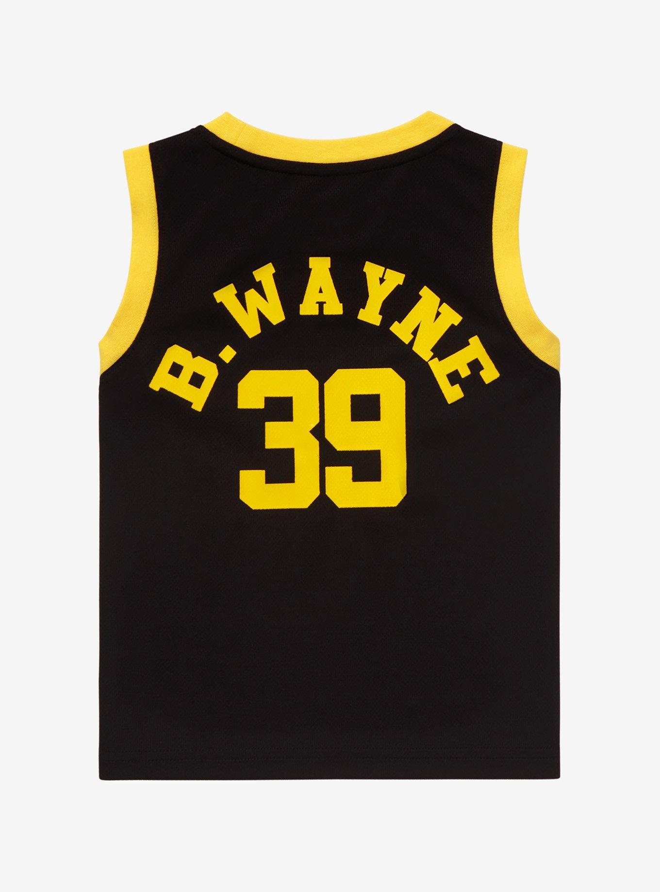 DC Comics Batman Gotham Toddler Basketball Jersey - BoxLunch Exclusive, BLACK, alternate