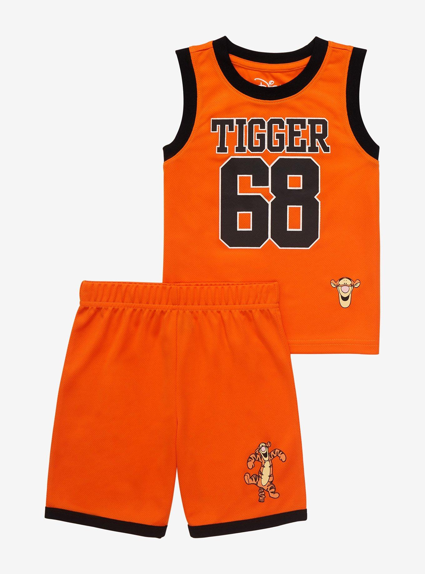 Disney Winnie the Pooh Tigger Toddler Basketball Jersey - BoxLunch Exclusive, ORANGE, alternate