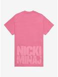 Nicki Minaj Hot Pink Portrait Boyfriend Fit Girls T-Shirt, PINK, alternate