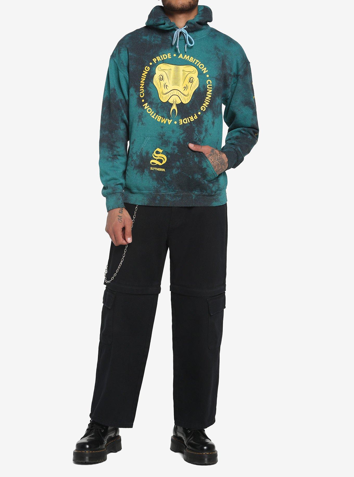 Harry Potter Slytherin House Green Tie-Dye Hoodie, MULTI, alternate