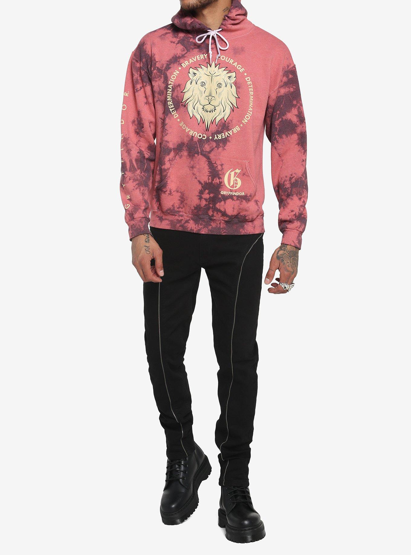 Harry Potter Gryffindor House Red Tie-Dye Hoodie, MULTI, alternate