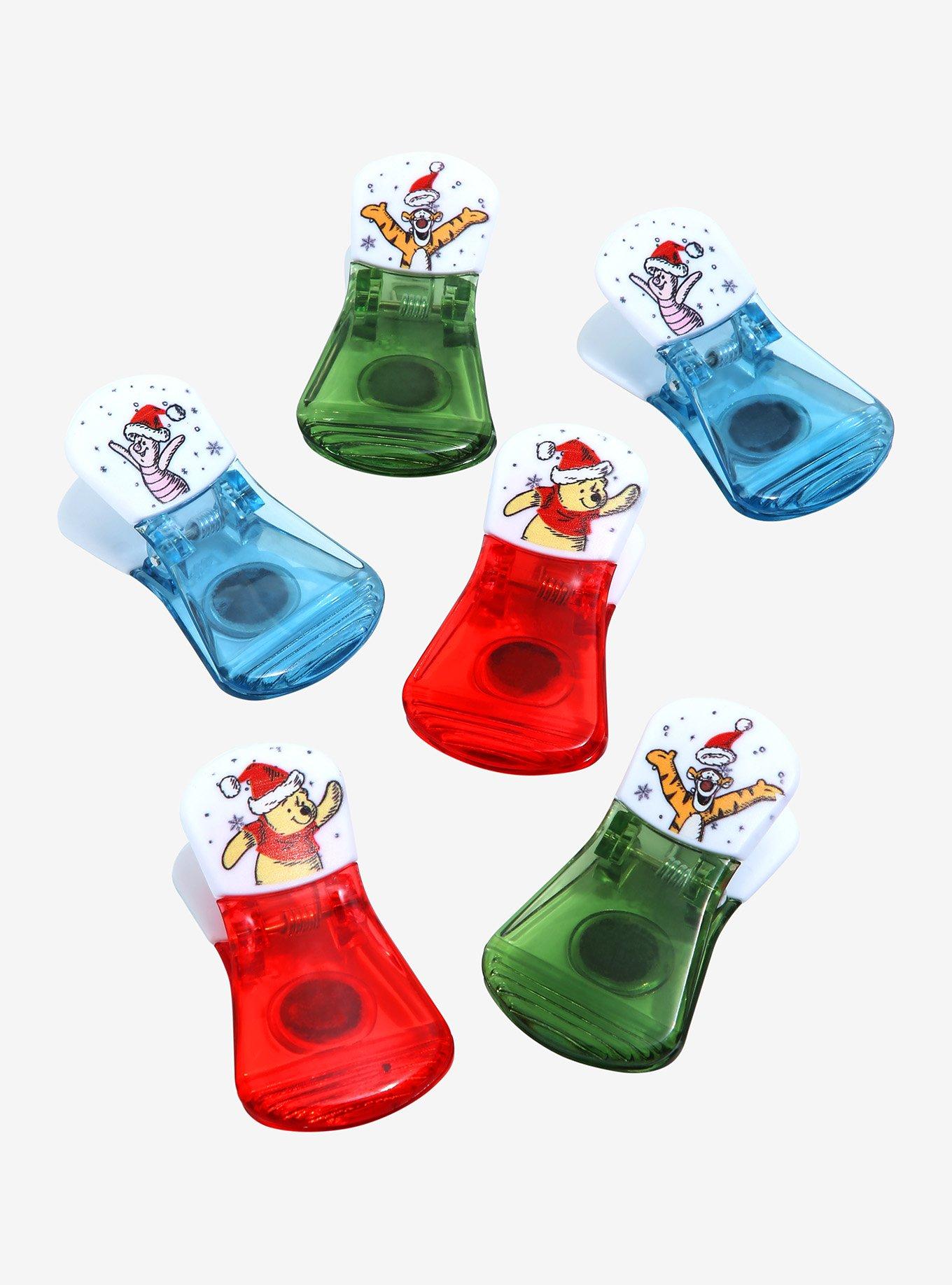 Disney Winnie the Pooh Holiday Magnetic Clip Set, , alternate