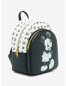 Loungefly Disney Mickey Mouse Black & White Icon Mini Backpack, , hi-res