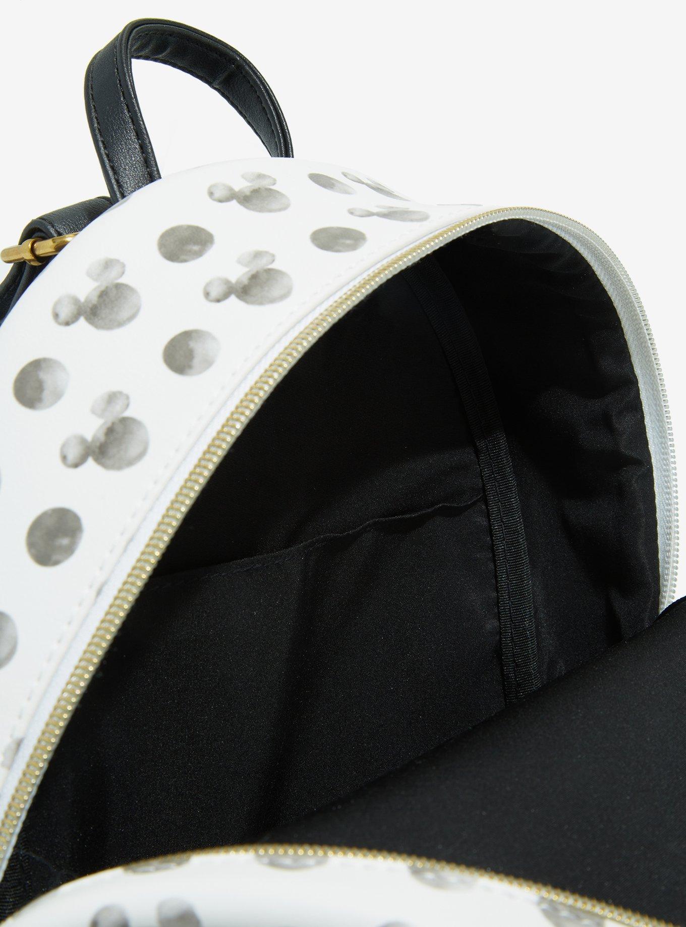 Loungefly Disney Mickey Mouse Black & White Icon Mini Backpack, , alternate