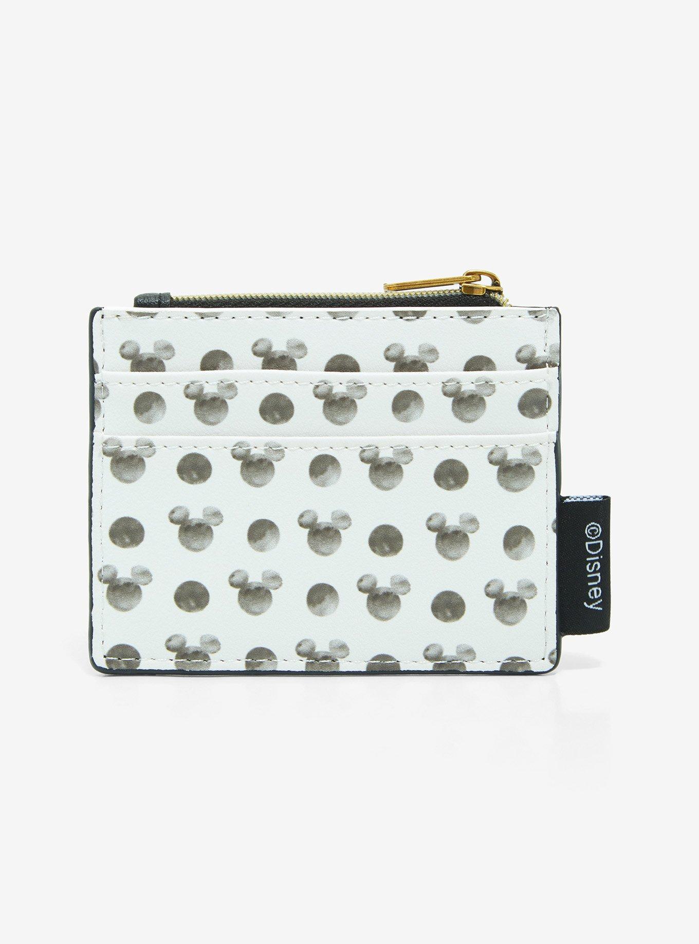 Loungefly Disney Mickey Mouse Black & White Icon Cardholder, , hi-res
