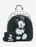 Loungefly Disney Mickey Mouse Black & White Icon Cardholder, , alternate