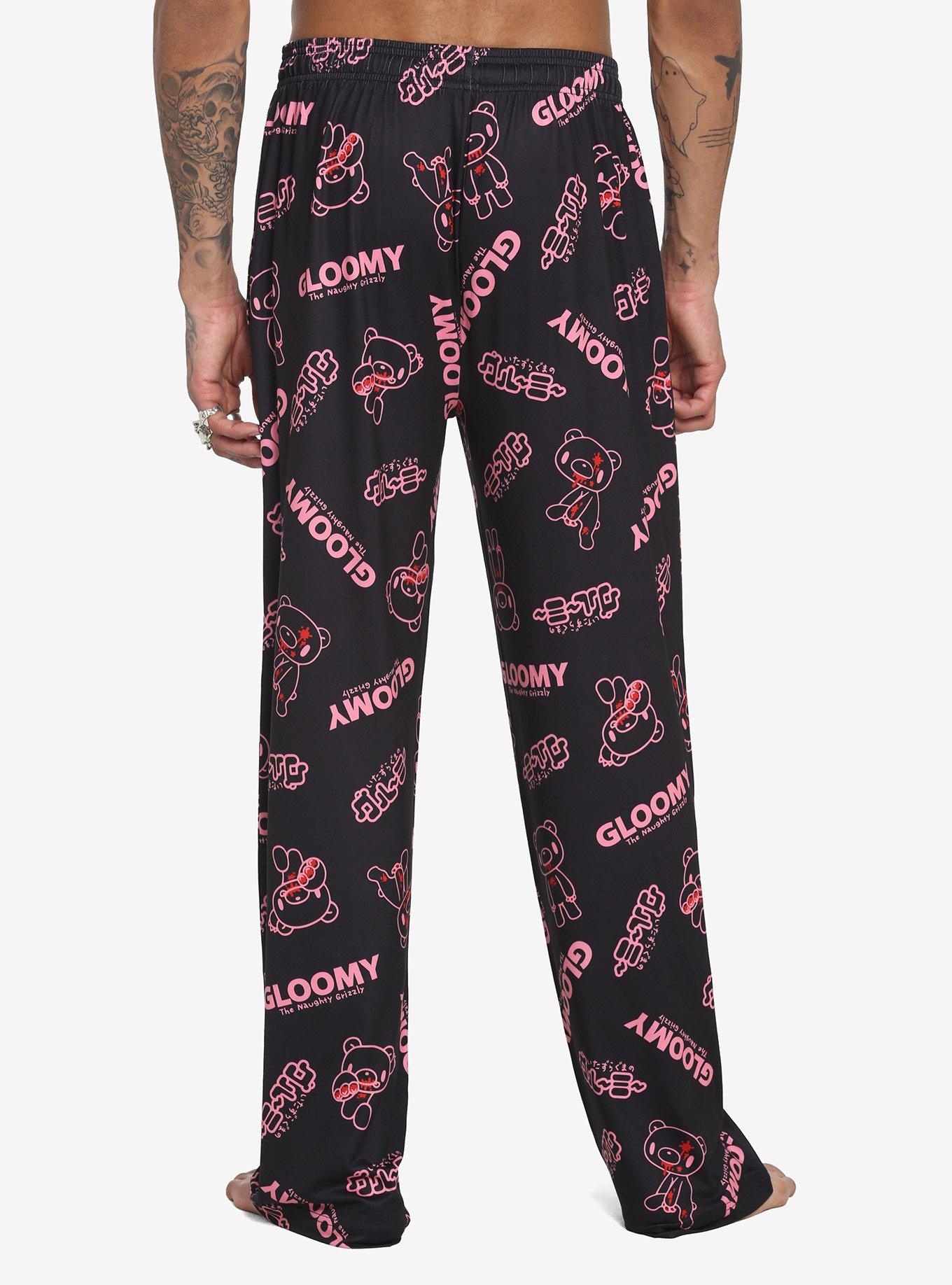 Gloomy Bear Logo Pajama Pants