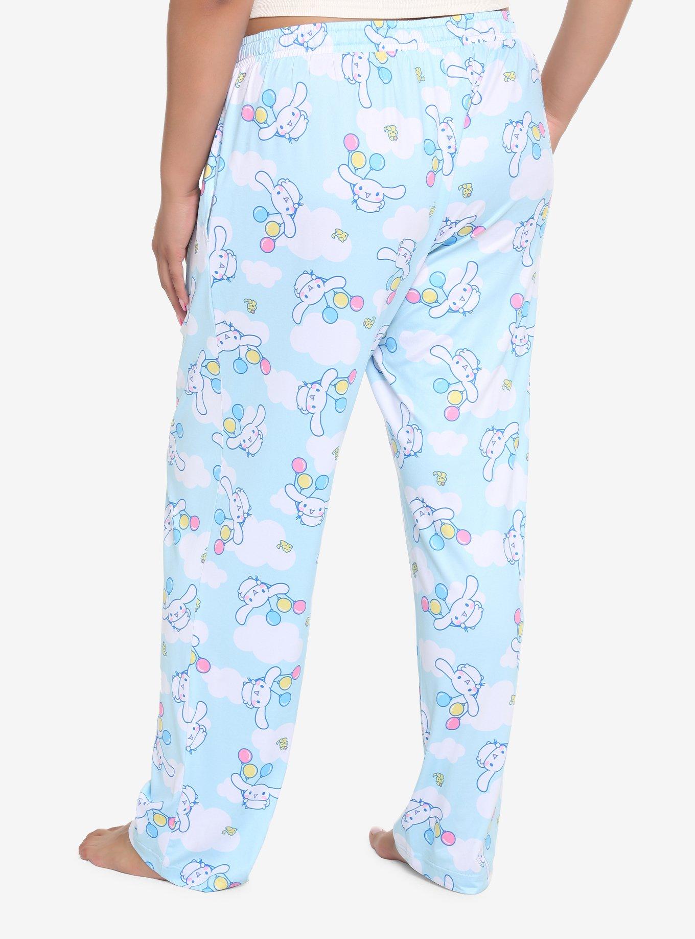 Cinnamoroll Balloons Pajama Pants Plus Size, MULTI, alternate