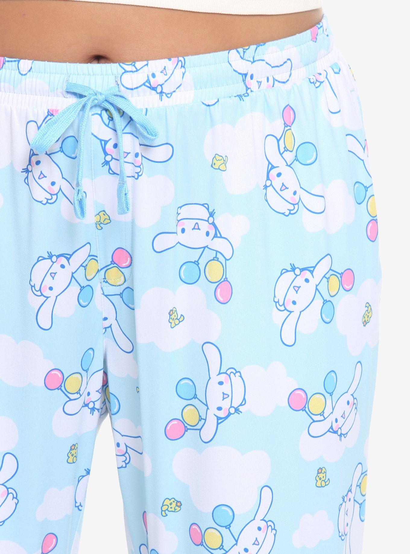 Cinnamoroll Balloons Pajama Pants Plus Size, MULTI, alternate