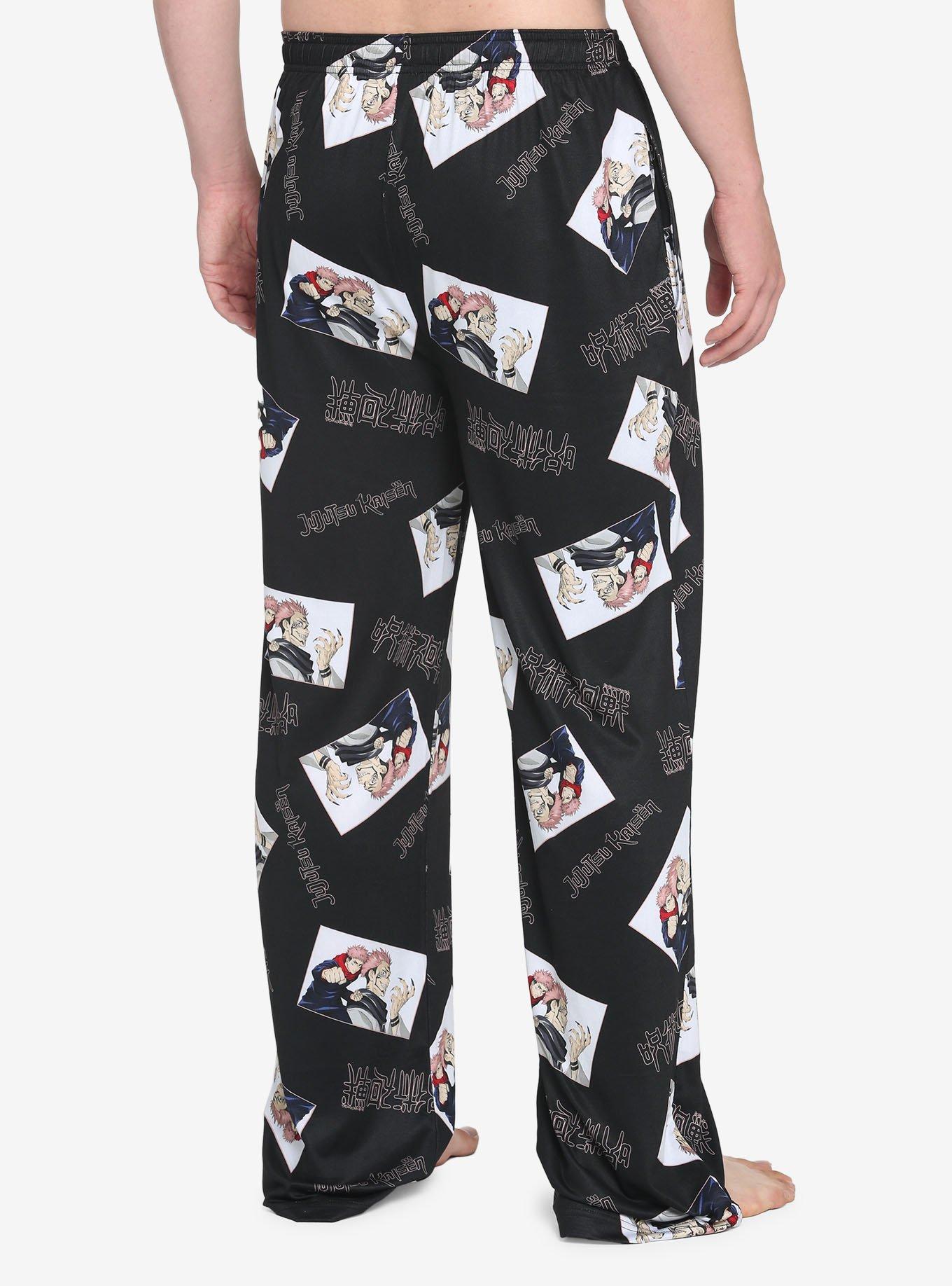 Jujutsu Kaisen Yuji & Sukuna Pajama Pants, PINK, alternate