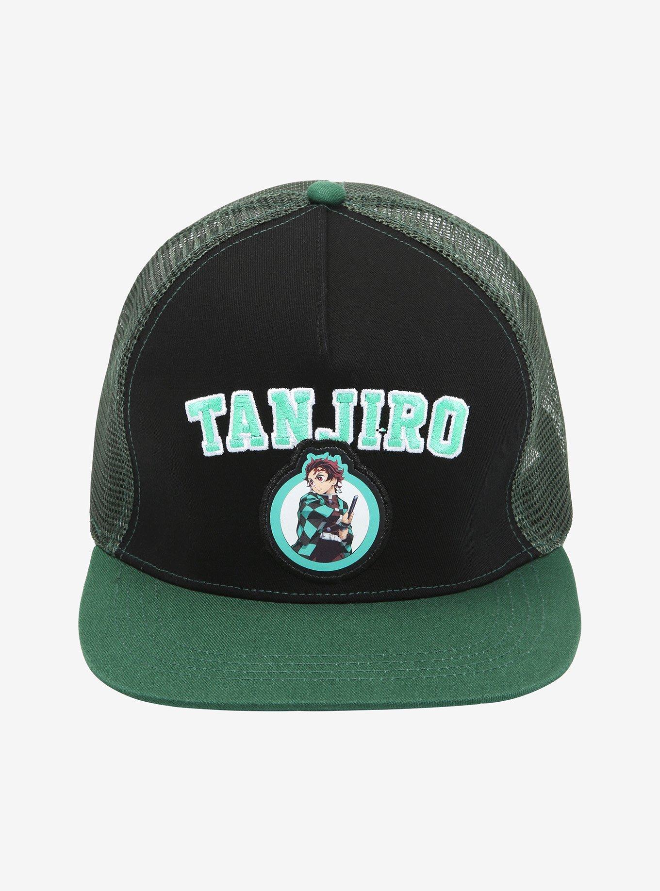 Demon Slayer: Kimetsu No Yaiba Tanjiro Green Trucker Hat, , alternate