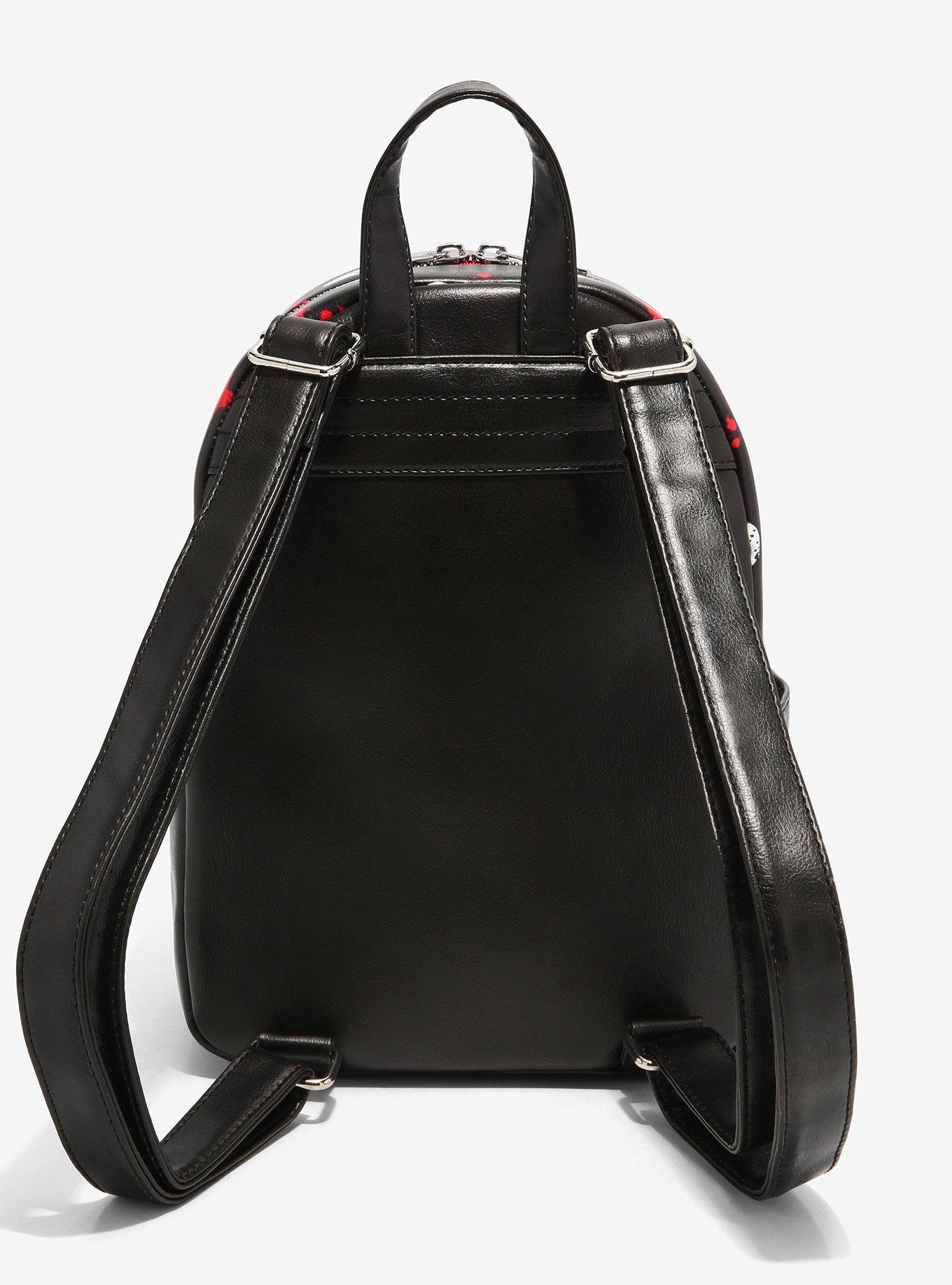 Her Universe Friday The 13th Mask & Splatter Mini Backpack, , alternate