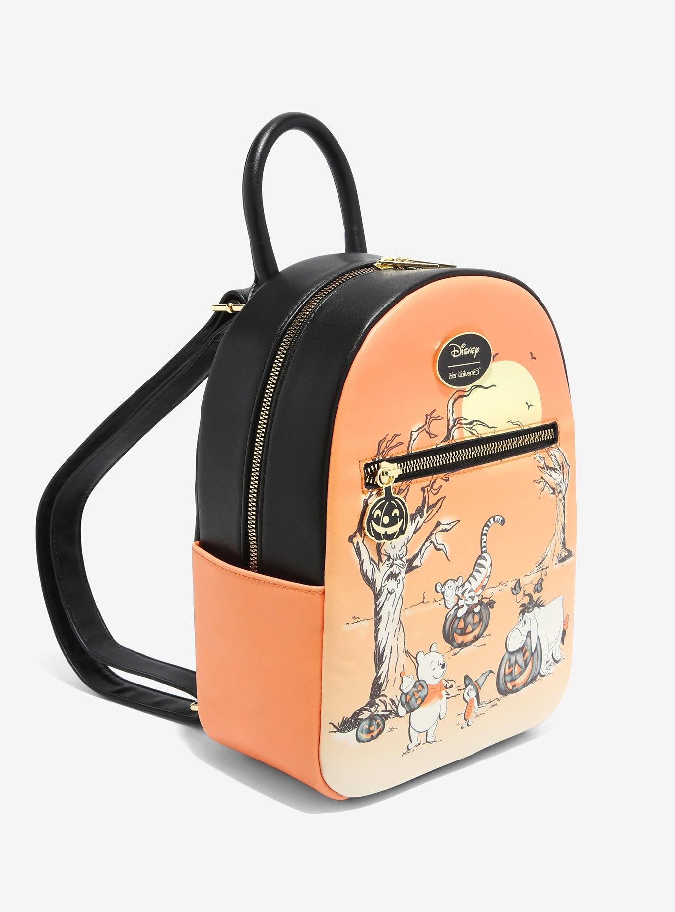 Her Universe Disney Winnie The Pooh Pumpkins Mini Backpack, , alternate