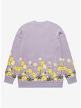 Disney Tangled Rapunzel Embroidered Crewneck - BoxLunch Exclusive , LILAC, alternate
