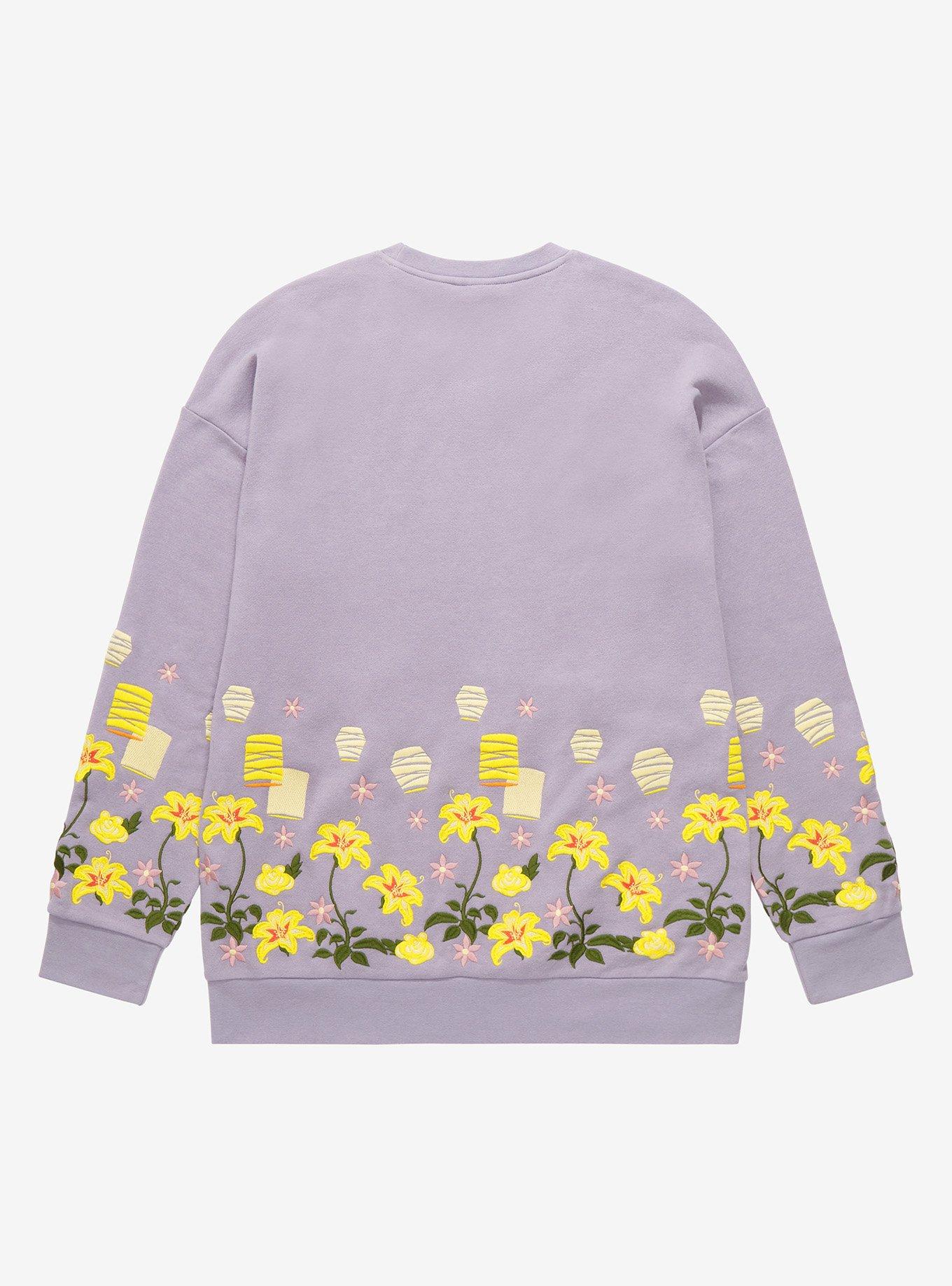 Disney Tangled Rapunzel Embroidered Crewneck - BoxLunch Exclusive , , hi-res