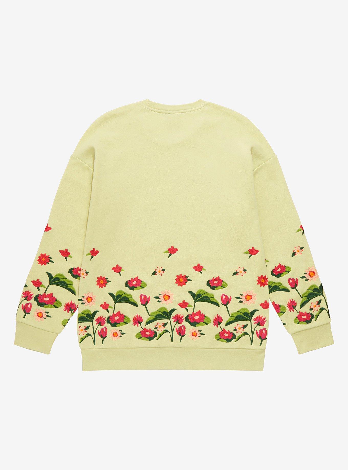 Disney the Princess and Frog Tiana Floral Crewneck - BoxLunch Exclusive
