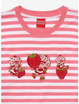 Plus Size Strawberry Shortcake Strawberry Striped Long Sleeve T-Shirt - BoxLunch Exclusive, , hi-res