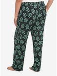 Harry Potter Slytherin Pajama Pants Plus Size, GREEN, alternate