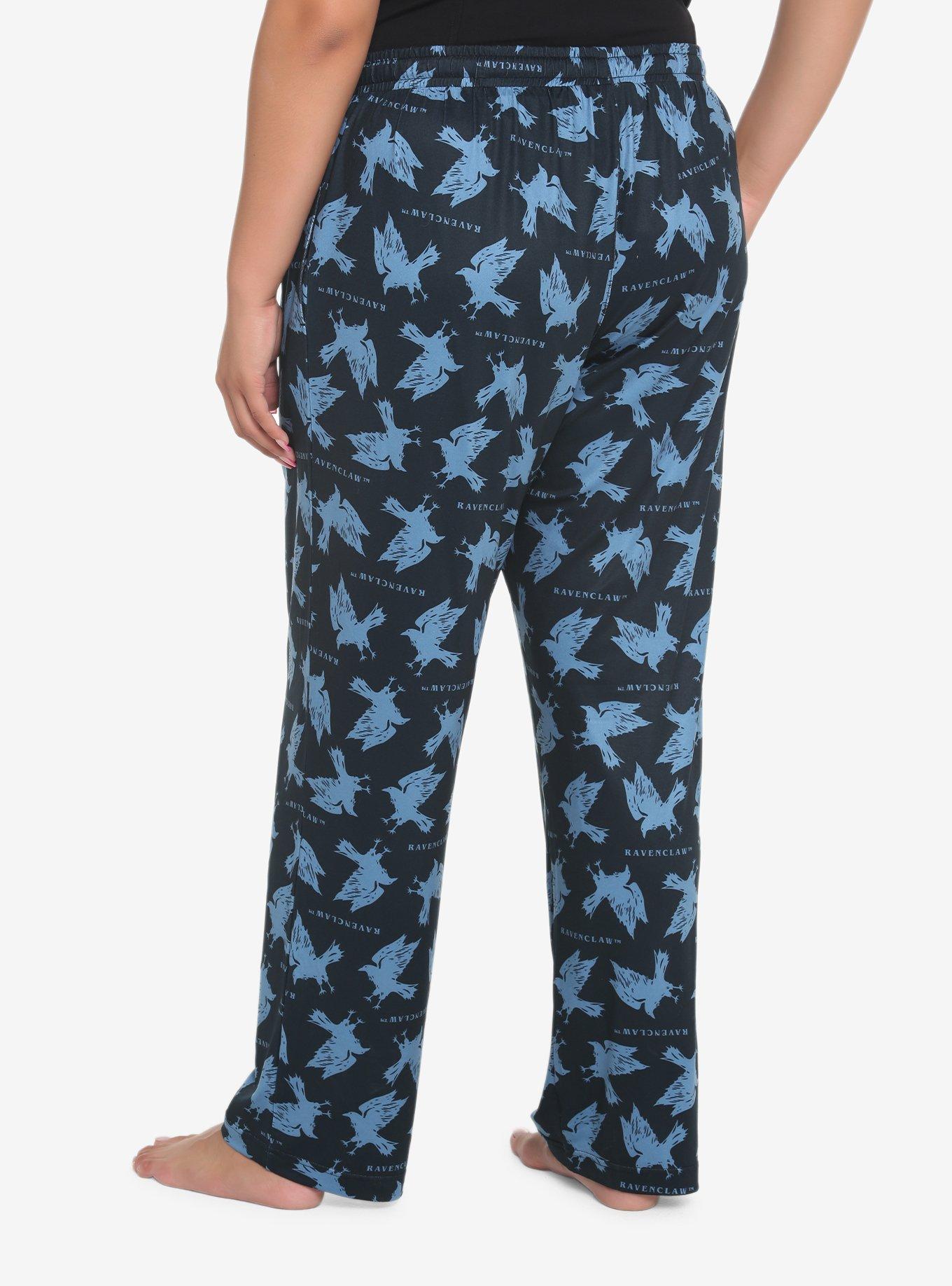 Harry Potter Ravenclaw Pajama Pants Plus Size, BLUE, alternate