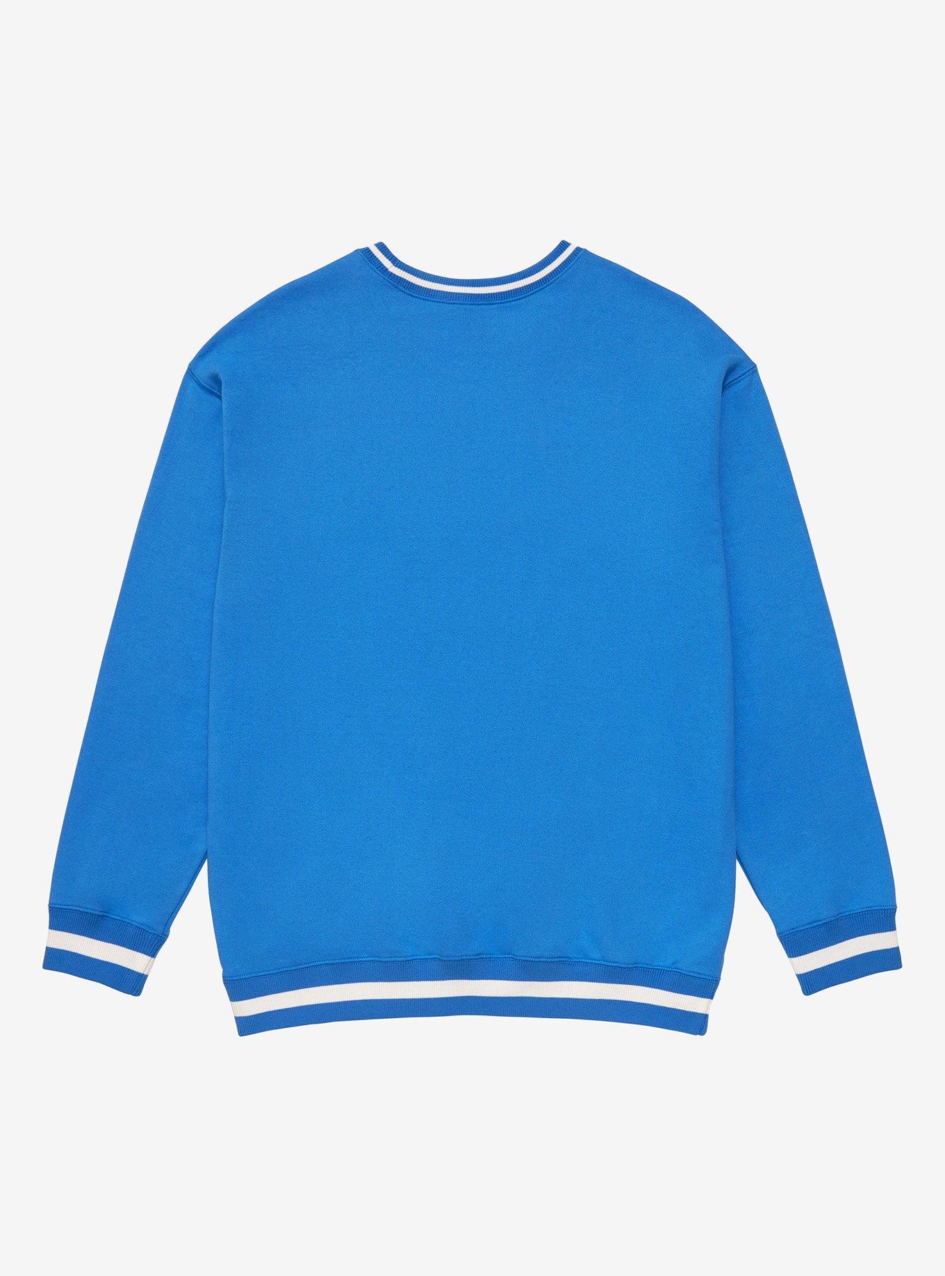 Sailor Moon Moon Power Varsity Crewneck - BoxLunch Exclusive, ROYAL BLUE, alternate