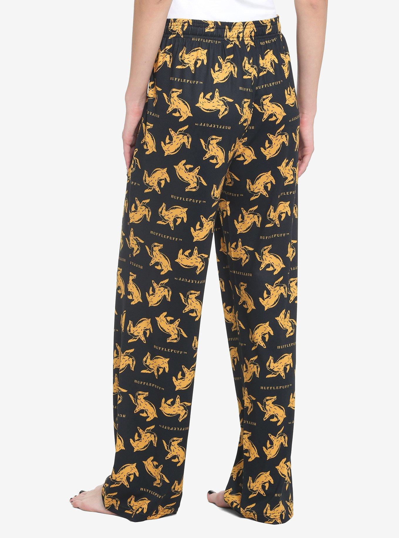 Harry Potter Hufflepuff Pajama Pants, MULTI, alternate