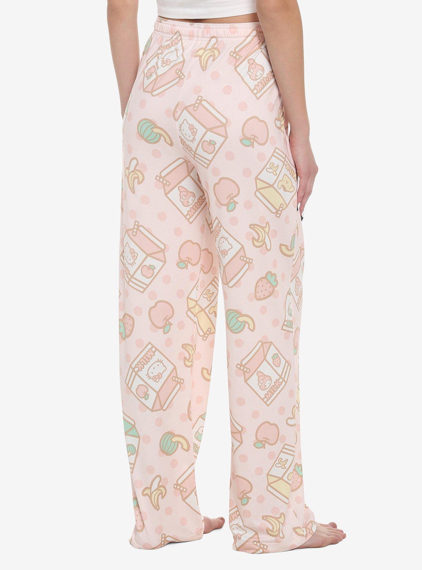 Hello Kitty And Friends Milk Carton Pajama Pants, PINK, alternate