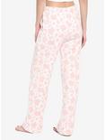 Pink Cow Fuzzy Pajama Pants, PINK, alternate