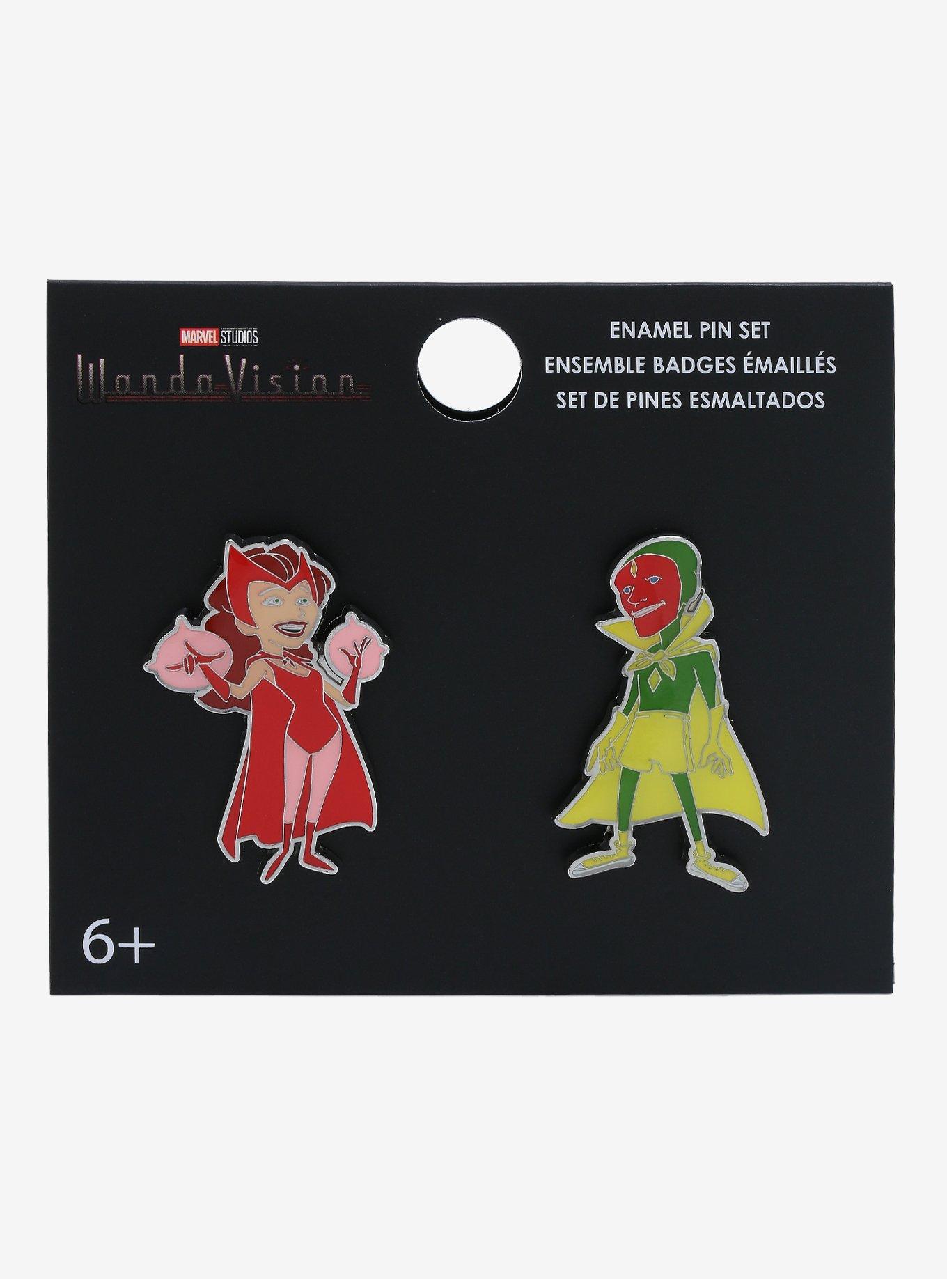 Loungefly Marvel WandaVision Retro Outfits Enamel Pin Set - BoxLunch Exclusive, , alternate