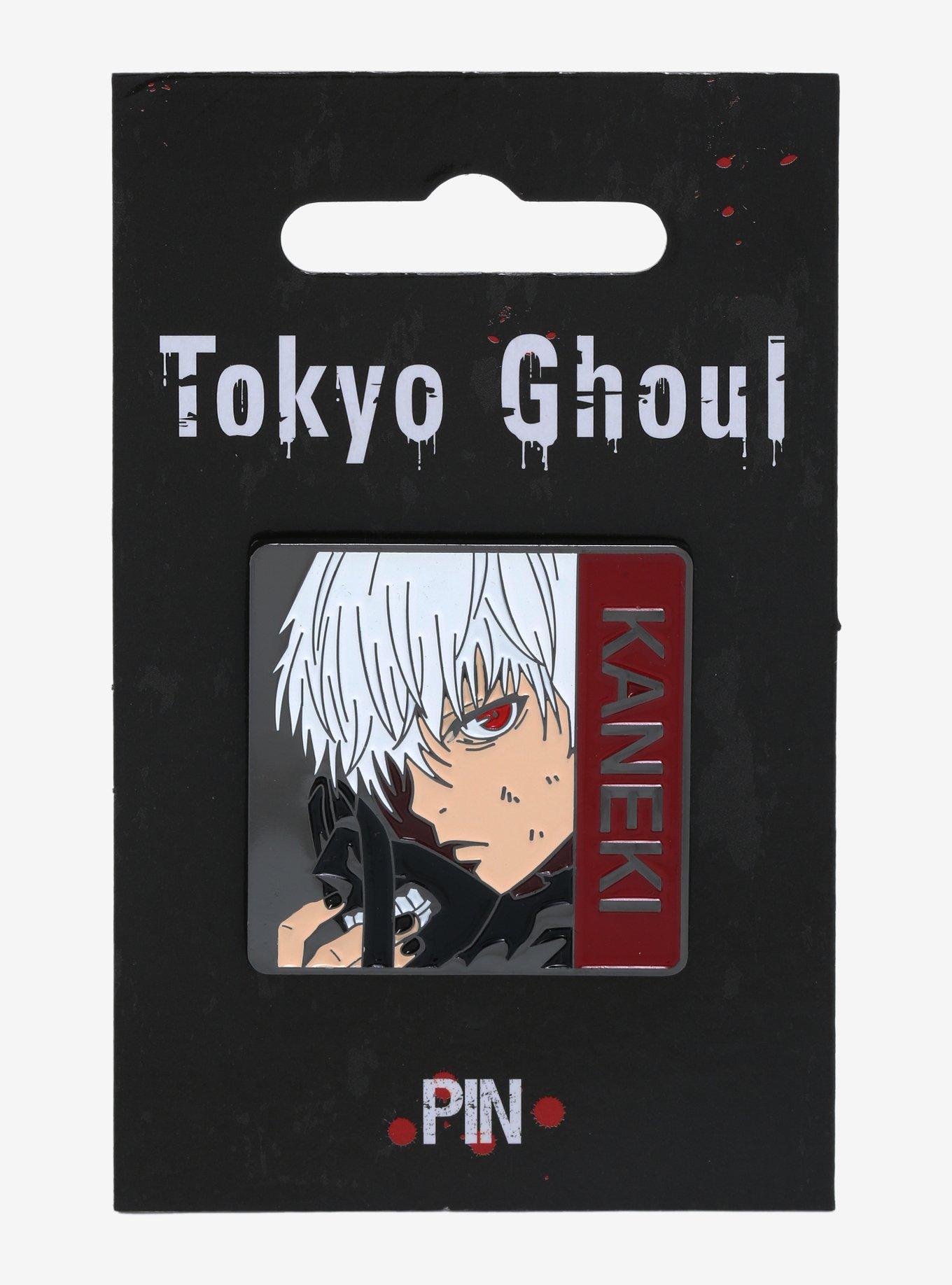 Tokyo Ghoul Kaneki Unmasked Enamel Pin - BoxLunch Exclusive, , alternate