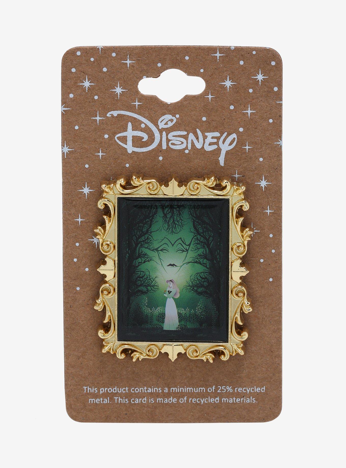 Disney Sleeping Beauty Aurora & Maleficent Frame Enamel Pin - BoxLunch Exclusive, , alternate