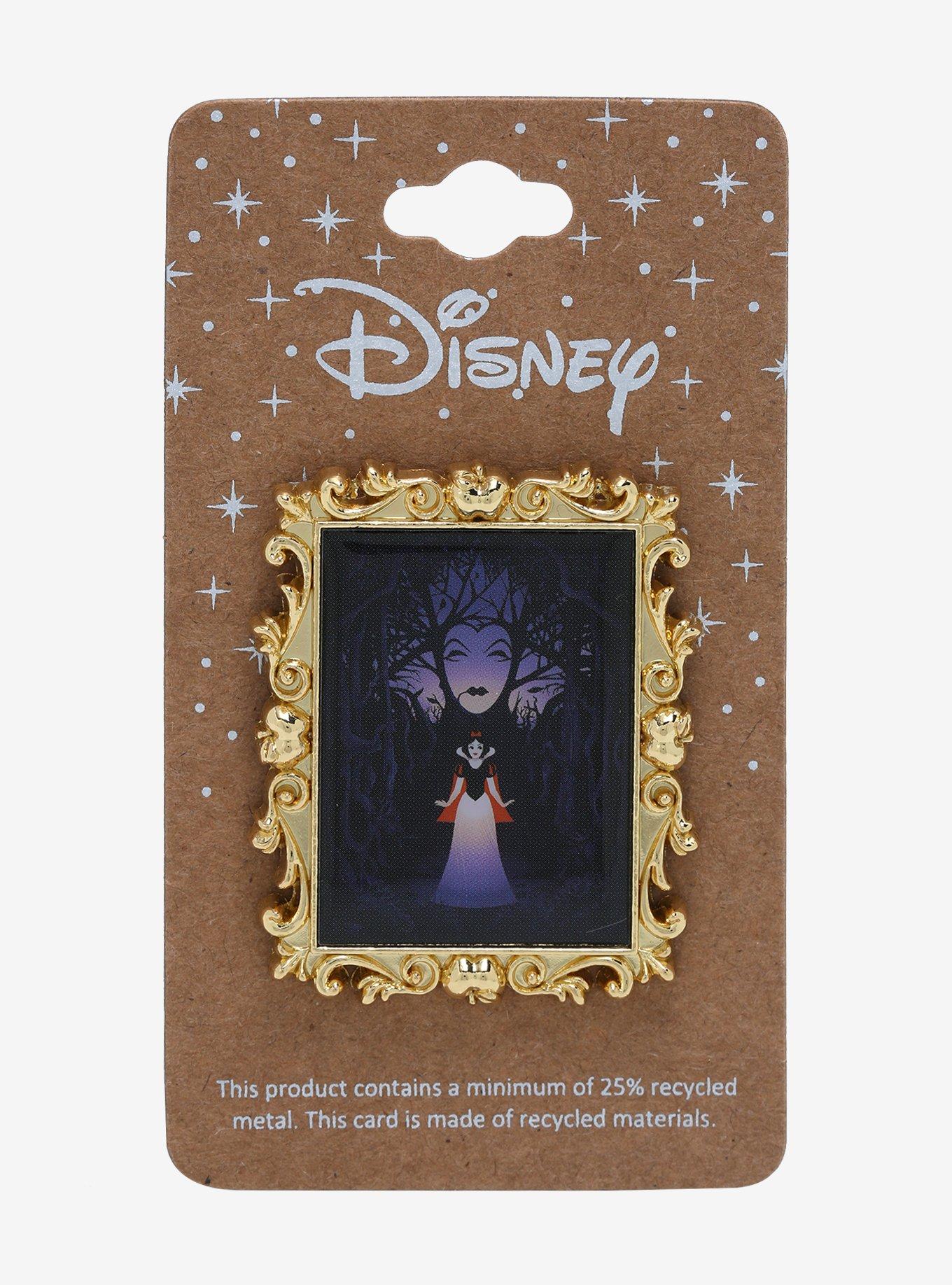 Disney Snow White and the Seven Dwarfs Snow White & Evil Queen Frame Enamel Pin - BoxLunch Exclusive, , hi-res