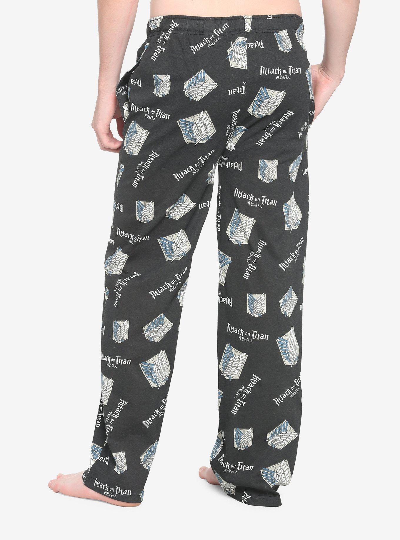 Attack On Titan Survey Corps Pajama Pants, MULTI, alternate