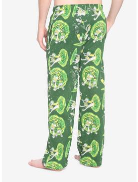 Rick And Morty Allover Print Pajama Pants, , hi-res