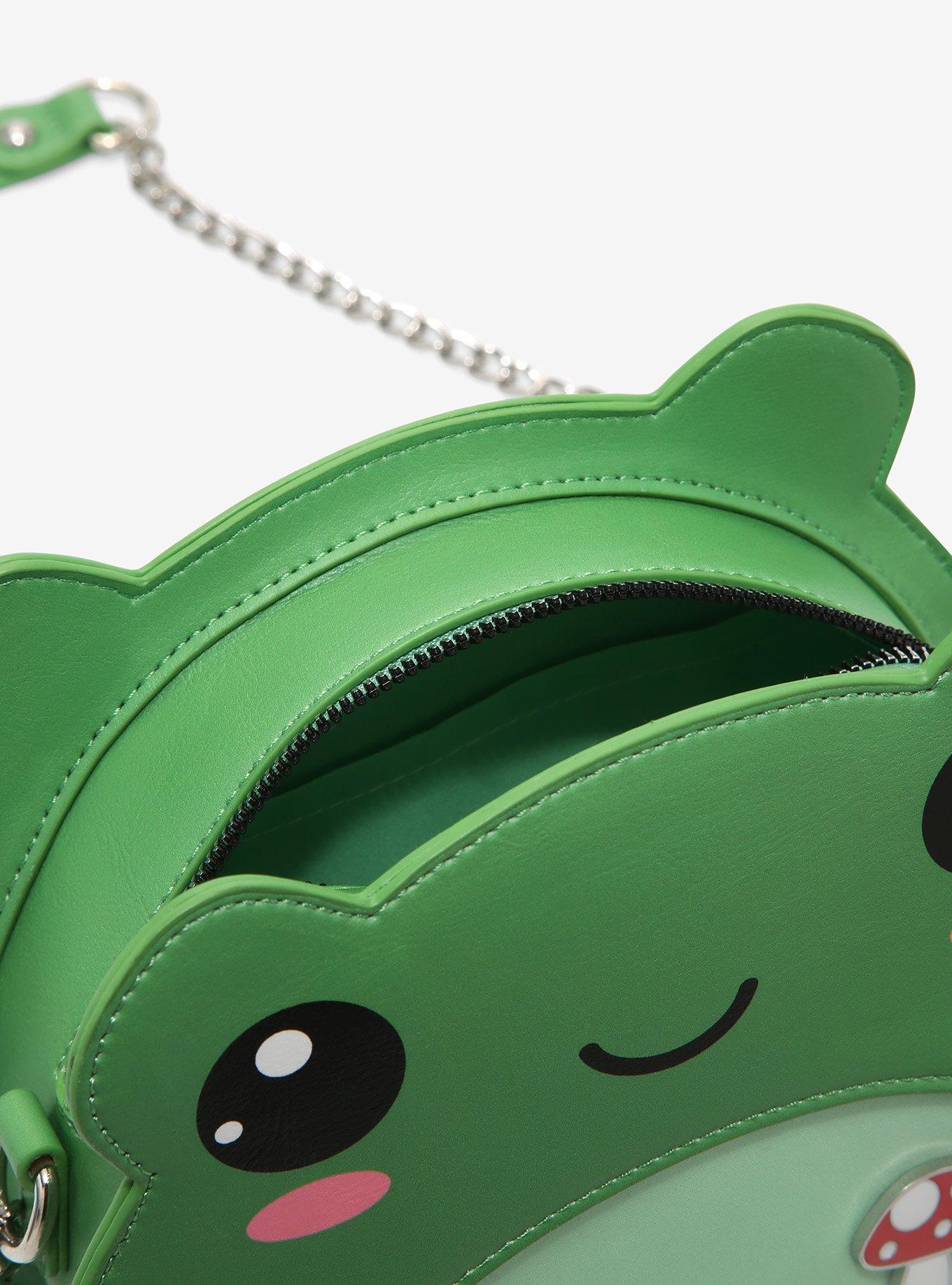 Frog Pin Collector Figural Crossbody Bag, , alternate