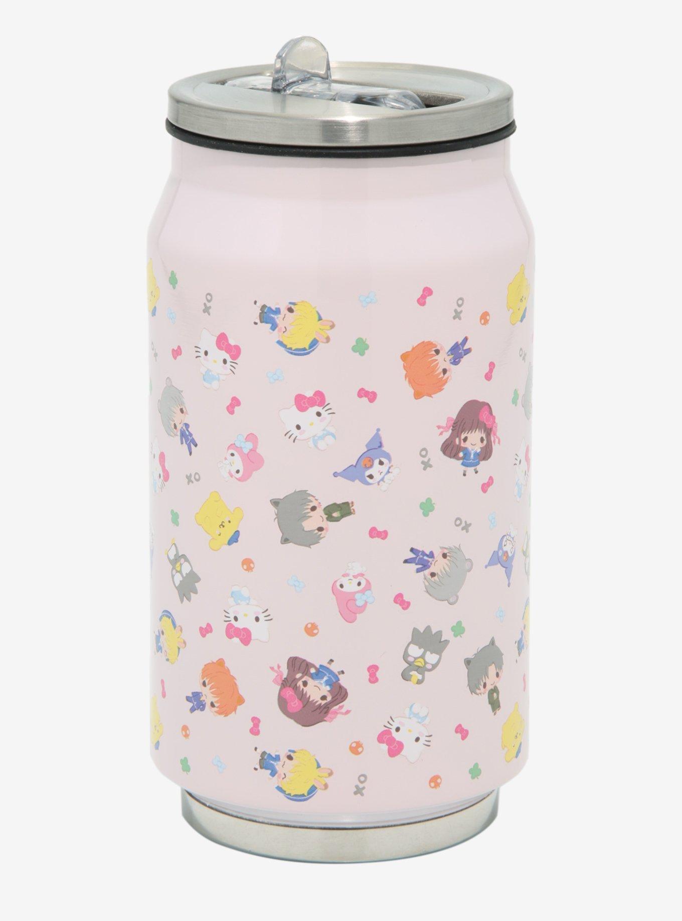 Fruits Basket X Hello Kitty And Friends Soda Can Water Bottle, , alternate
